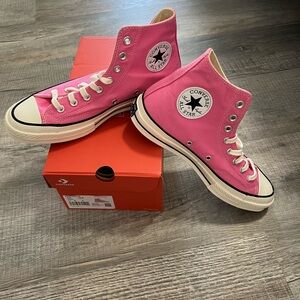 Converse Pink High-Top Sneakers